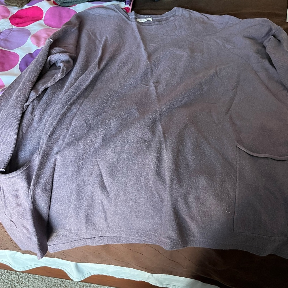 Purple Long Sleeve Sweater